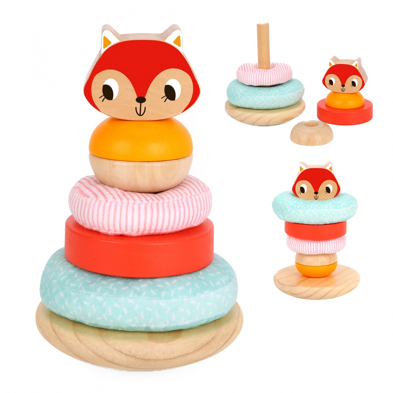Σετ παιχνίδι στοίβαξης 7 τμχ της εταιρείας Tooky toy.