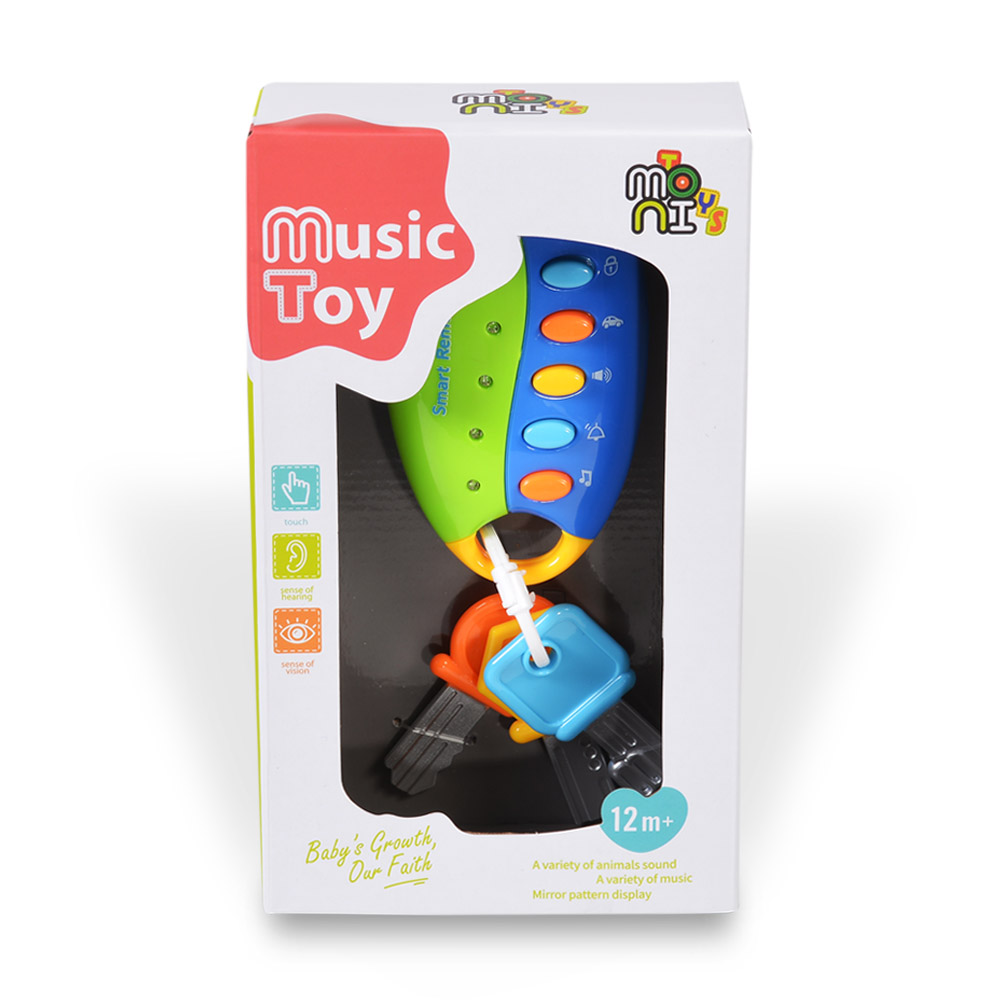 ΠΑΙΔΙΚΟ ΜΟΥΣΙΚΟ ΚΛΕΙΔΙ ΤΗΣ ΕΤΑΙΡΕΙΑΣ MONI TOYS ΜΕ ΠΟΙΚΙΛΙΑ ΜΕΛΩΔΙΩΝ ΚΑΙ ΛΕΙΤΟΥΡΓΙΕΣ ΜΕ ΦΩΤΑ&nbsp;Κατάλληλο για ηλικία 12+ μηνών
