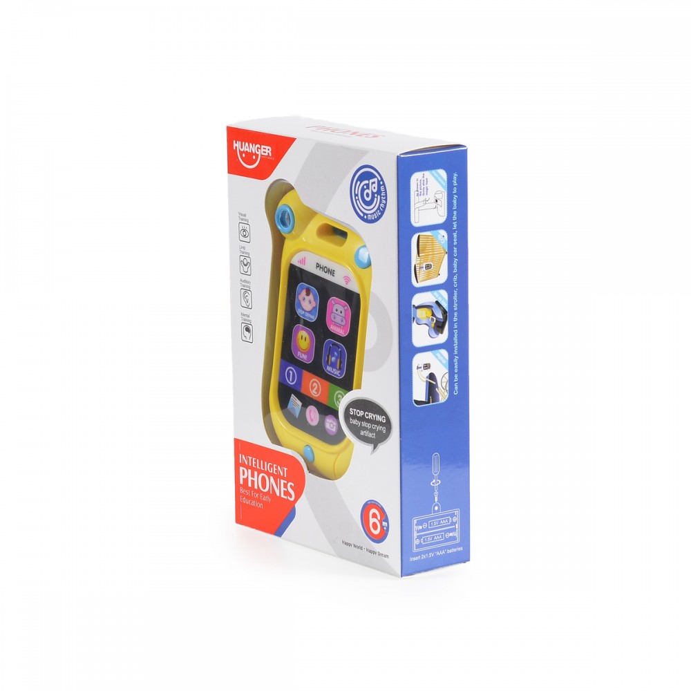 HUANGER ΠΑΙΔΙΚΟ ΤΗΛΕΦΩΝΟ ΜΕ ΜΕΛΩΔΙΕΣ ΚΑΙ ΗΧΟΥΣΚατάλληλο για 6+ μηνών