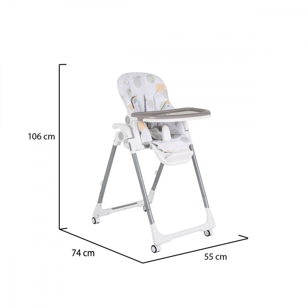 Η φωτογραφία δείχνει Πολυλειτουργική καρέκλα φαγητού της εταιρείας Moni (Cangaroo) κατάλληλη για χρήση σε παιδιά με΄μέγιστο βάρος τα 15 κιλάΔιαθέτει 6 επίπεδα ρύθμισης ύψους5 θέσεις ρύθμισης της πλάτης3 ρυθμίσεις υποποδίου3 θέσεις δίσκου τροφοδοσίας διπλής στρώσηςΣύστημα ασφαλείας 5 σημείων με ρυθμι