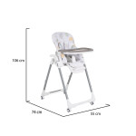 Η φωτογραφία δείχνει Πολυλειτουργική καρέκλα φαγητού της εταιρείας Moni (Cangaroo) κατάλληλη για χρήση σε παιδιά με΄μέγιστο βάρος τα 15 κιλάΔιαθέτει 6 επίπεδα ρύθμισης ύψους5 θέσεις ρύθμισης της πλάτης3 ρυθμίσεις υποποδίου3 θέσεις δίσκου τροφοδοσίας διπλής στρώσηςΣύστημα ασφαλείας 5 σημείων με ρυθμι