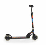 Η φωτογραφία δείχνει Αναδιπλούμενο μεταλλικό σκούτερ κατάλληλο για 3+ ετών με μέγιστο βάρο; τα 20 κιλάΔιαστάσεις:&nbsp;Tροχοί PVC 125mmΜέγεθος σανίδας: 35cm x 10cmΡύθμιζόμενο τιμόνι: 60cm / 76cm/ 79cm/82cm