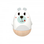 Η φωτογραφία δείχνει Μια τέλεια προσθήκη στον χρόνο παιχνιδιού! Αυτό το αστείο μουσικό αρκουδάκι είναι επίσης ένα παιχνιδάκι που μπορεί να χρησιμοποιήσει ένα παιδί χωρίς να κυλήσει μακριά.