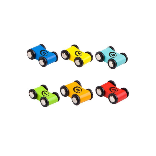 TOOKY TOY TY841 ΞΥΛΙΝΗ ΠΙΣΤΑ ΜΕ ΑΥΤΟΚΙΝΗΤΑ 8ΤΕΜ 6970090042492