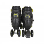 Ρυθμιζόμενο σετ inline πατίνια μετασχηματιζόμενα και κατάλληλα για παιδιά ηλικίας άνω των 3 ετών και βάρους έως 60 κιλά.