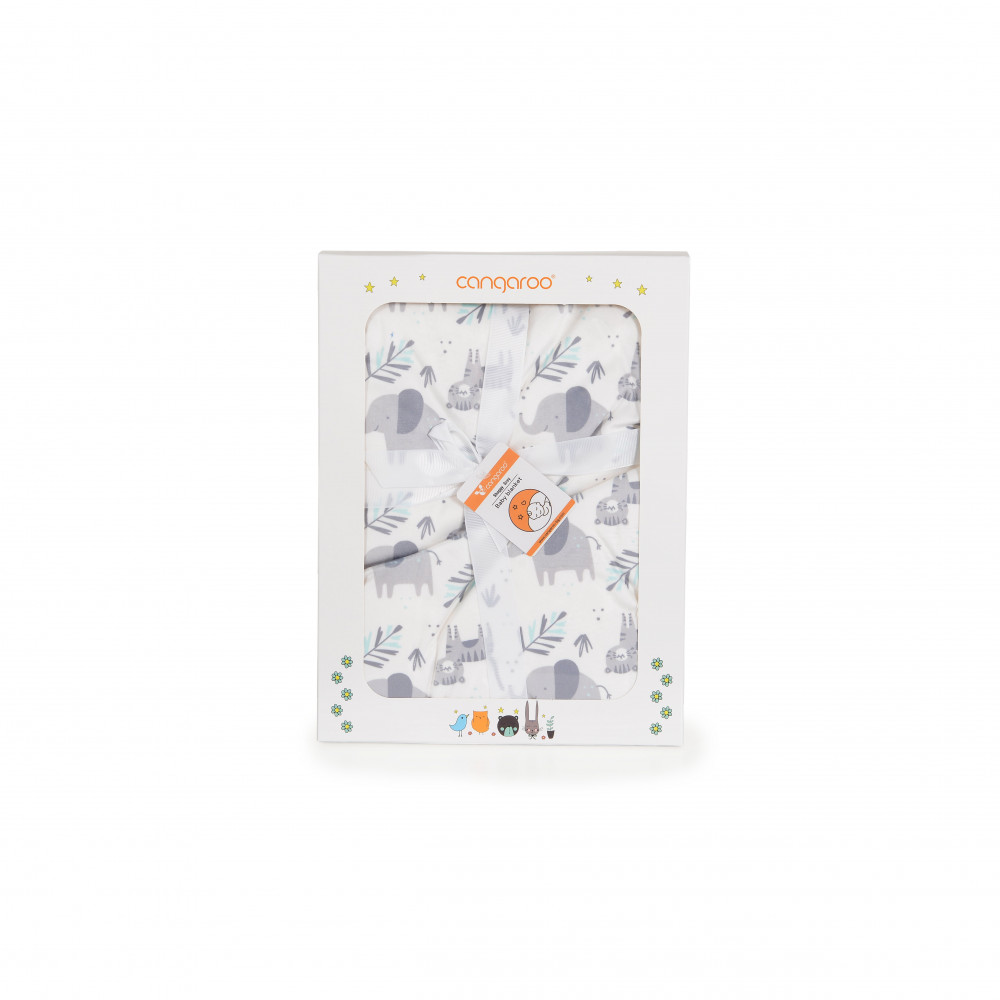 Βρεφική κουβέρτα αγκαλιάς-λίκνου κατασκευασμένη απο πολυεστερικό ύφασμα.