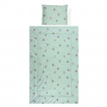 Η φωτογραφία δείχνει Βρεφικό σετ 4 τεμαχιών της εταιρείας Lorelli κατασκευασμένο απο 100% υποαλλεργικά και βαμβακερά υφάσματαΠεριλαμβάνει:Πάπλωμα: 97x145cmΜαξιλάρι: 35x43cm (100% Polyester)Μαξιλαροθήκη: 35x43cmΣεντόνι: 100x150cm (100% Βαμβάκι)