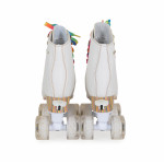 Ρυθμιζόμενα πατίνια-ρόλερ με γκλίτερ και διάφανους τροχούς Τροχοί PU 54*32 με γκλίτερΡουλεμάν άνθρακα ABEC-5.