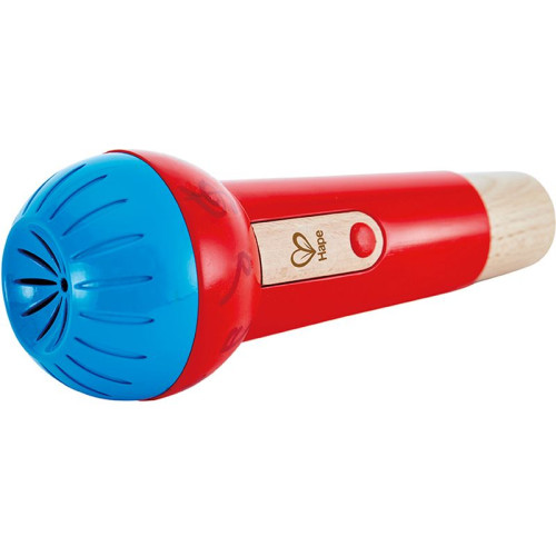 Hape Early Melodies Ξύλινο Mighty Echo Microphone E0337A