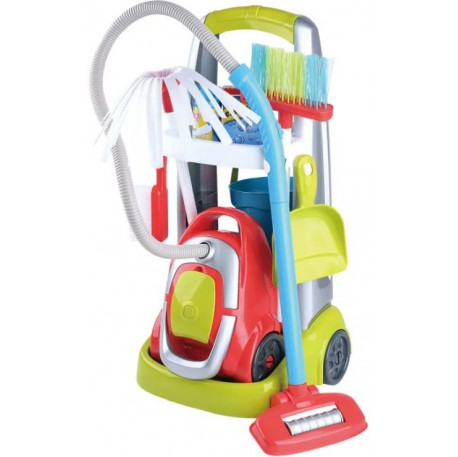 Playgo Τρόλεϋ Καθαρισμού Με Ηλεκτρική Σκούπα B/O 3482