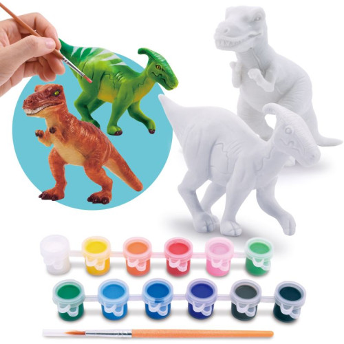 Playgo Paint Your Own-Dinosaurs World 78333