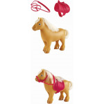 Η φωτογραφία δείχνει Hape Happy Family Ξύλινος Στάβλος Pony Club (E3409A).