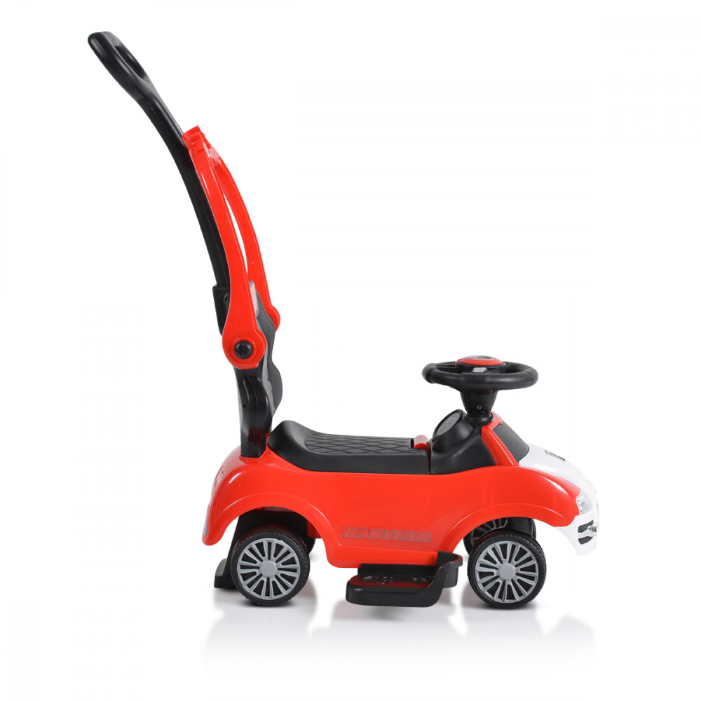 Η φωτογραφία δείχνει Βρεφικό ποδοκίνητο κατάλληλο για παιδιά ηλικίας άνω των 24 μηνών (2 ετών), με βάρος έως 25 κιλά.