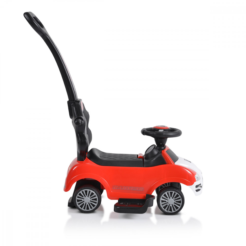 Η φωτογραφία δείχνει Βρεφικό ποδοκίνητο κατάλληλο για παιδιά ηλικίας άνω των 24 μηνών (2 ετών), με βάρος έως 25 κιλά.