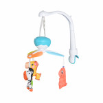 Η φωτογραφία δείχνει CANGAROO ΜΟΥΣΙΚΟ ΠΕΡΙΣΤΡΕΦΟΜΕΝΟΑυτό το προϊόν διεγείρει τις ακουστικές και οπτικές αντιλήψεις του παιδιού και επίσης συμβάλλει στον ευκολότερο και ήρεμο ύπνο του.