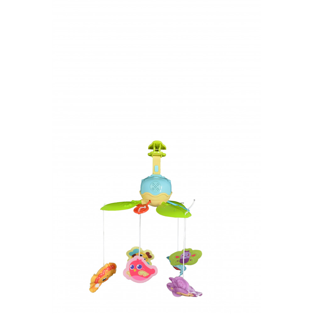 Η φωτογραφία δείχνει CANGAROO ΜΟΥΣΙΚΟ ΠΕΡΙΣΤΡΕΦΟΜΕΝΟΑυτό το προϊόν διεγείρει τις ακουστικές και οπτικές αντιλήψεις του παιδιού και επίσης συμβάλλει στον ευκολότερο και ήρεμο ύπνο του.