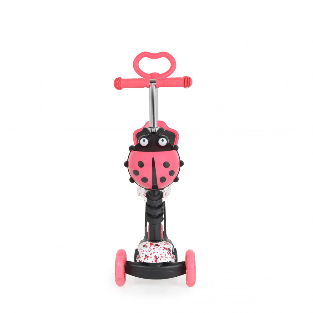 Παιδικό σκούτερ 3 σε ένα με στάμπα νερού PP κατάλληλο για παιδιά ηλικίας 2+ ετών To κάθισμα καλύπτει έως και τα 20 κιλάΤο πατίνι καλύπτει έως και τα 40 κιλάKoυτί αποθήκευσης στο τιμόνι αφαιρούμενοΔεν είναι αναδιπλούμενοΤο παιχνίδι έχει σχεδιαστεί και κατασκευαστεί σύμφωνα με τις απαιτήσεις της 