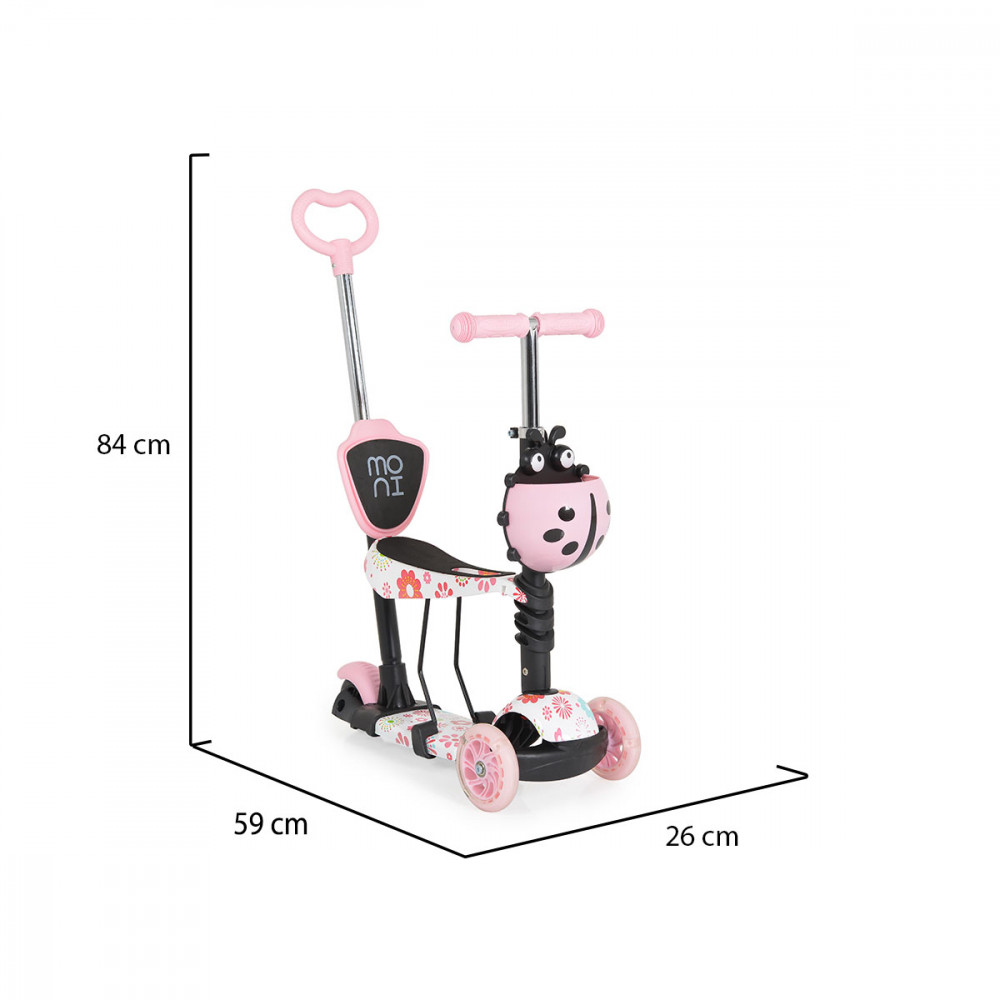 Παιδικό σκούτερ 3 σε ένα με στάμπα νερού PP κατάλληλο για παιδιά ηλικίας 2+ ετών To κάθισμα καλύπτει έως και τα 20 κιλάΤο πατίνι καλύπτει έως και τα 40 κιλάKoυτί αποθήκευσης στο τιμόνι αφαιρούμενοΔεν είναι αναδιπλούμενοΤο παιχνίδι έχει σχεδιαστεί και κατασκευαστεί σύμφωνα με τις απαιτήσεις της 
