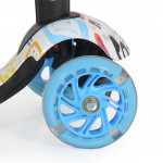 Παιδικό σκούτερ 3 σε ένα με στάμπα νερού PP κατάλληλο για παιδιά ηλικίας 2+ ετών To κάθισμα καλύπτει έως και τα 20 κιλάΤο πατίνι καλύπτει έως και τα 40 κιλάKoυτί αποθήκευσης στο τιμόνι αφαιρούμενοΔεν είναι αναδιπλούμενοΤο παιχνίδι έχει σχεδιαστεί και κατασκευαστεί σύμφωνα με τις απαιτήσεις της 