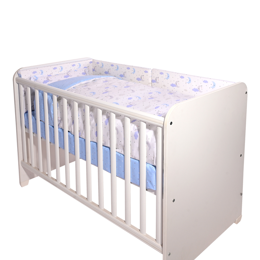 Η φωτογραφία δείχνει Το σετ περιλαμβάνειΠΑΠΛΩΜΑΤΟΘΗΚΗΜέγεθος: 95/140 cmΣύνθεση: Ranforce 100% βαμβάκιΠΑΠΛΩΜΑΜέγεθος: 95/140 cmΚατάλληλο για χρήση σε βρεφική κούνια ή παρόμοιο προϊόν με ελάχιστες διαστάσεις 60/120 cm.