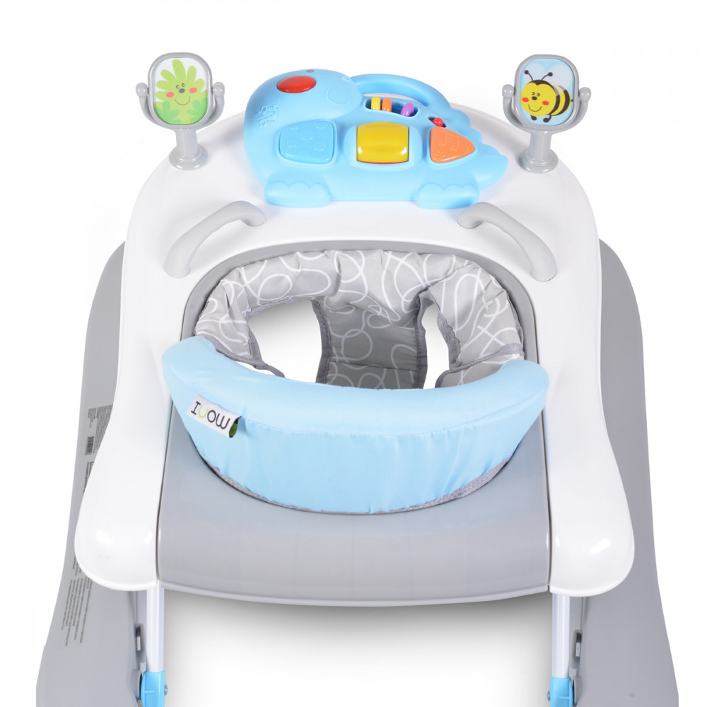 Η φωτογραφία δείχνει Βρεφική στράτα περπατούρα 2 σε 1 κατάλληλη για παιδιά άνω των 6 μηνών.