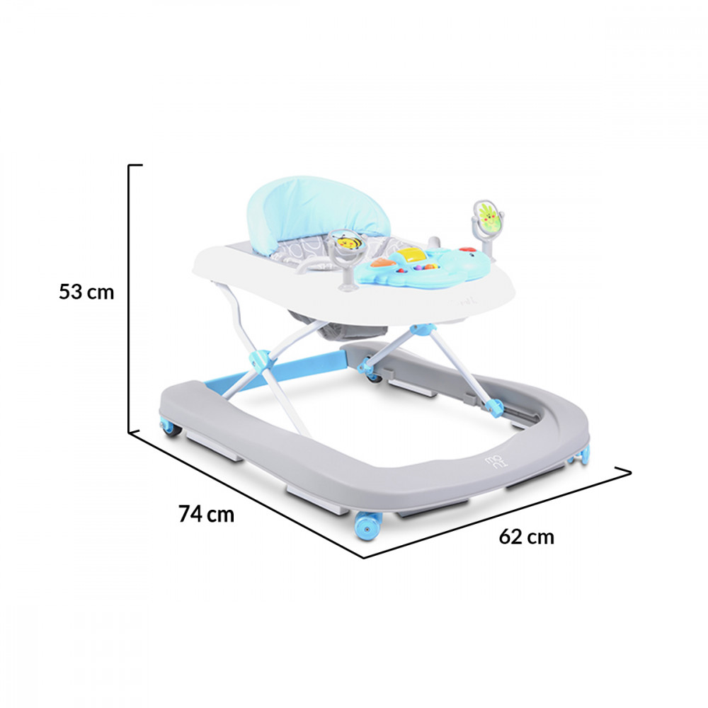 Η φωτογραφία δείχνει Βρεφική στράτα περπατούρα 2 σε 1 κατάλληλη για παιδιά άνω των 6 μηνών.