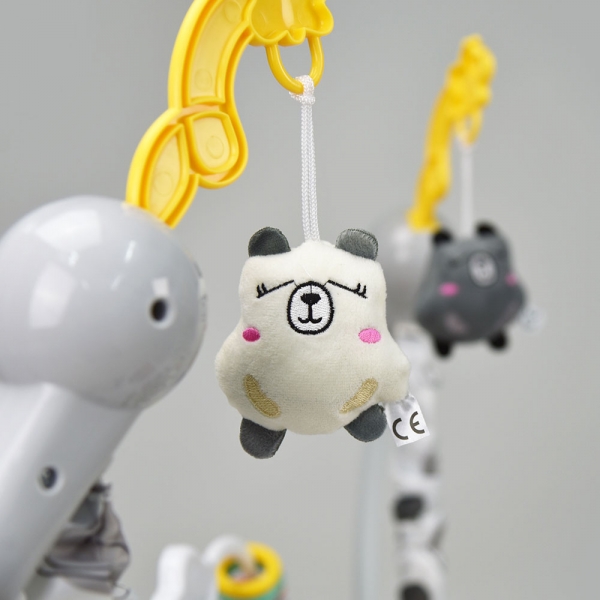 Η φωτογραφία δείχνει BEBE STARS ΤΡΑΜΠΟΛΙΝΟ PANDA - ELEPHANT 4107.