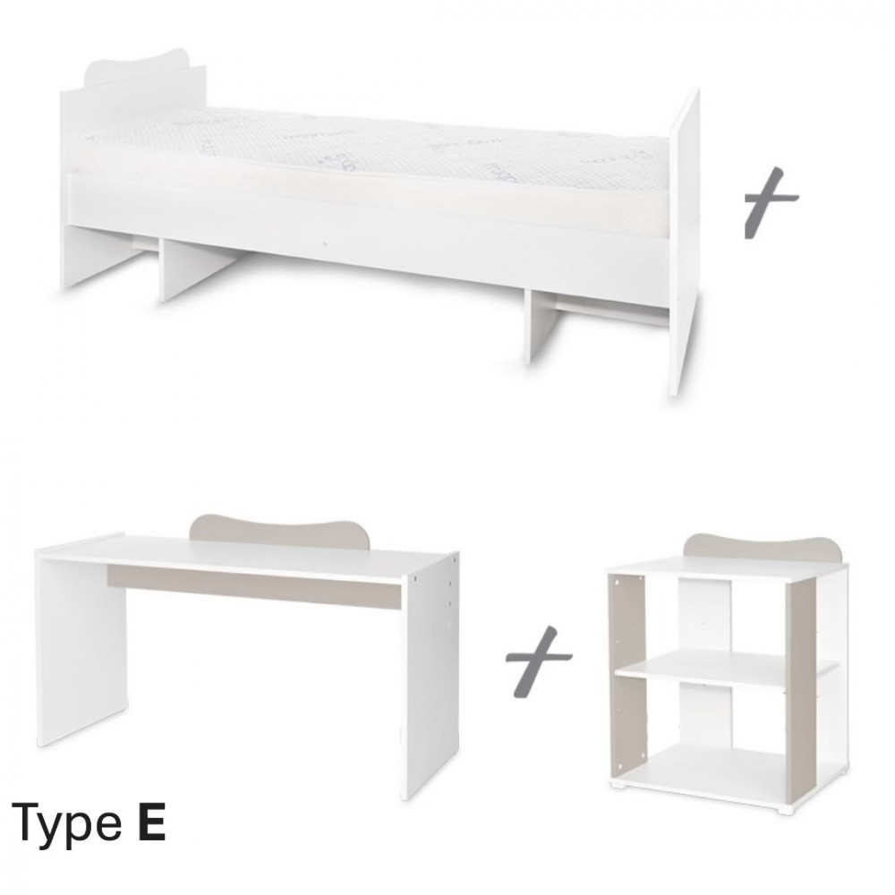 Κούνια μετατρεπόμενη σε κρεβάτι προεφηβικό και γραφείο της εταιρείας Lorelli.