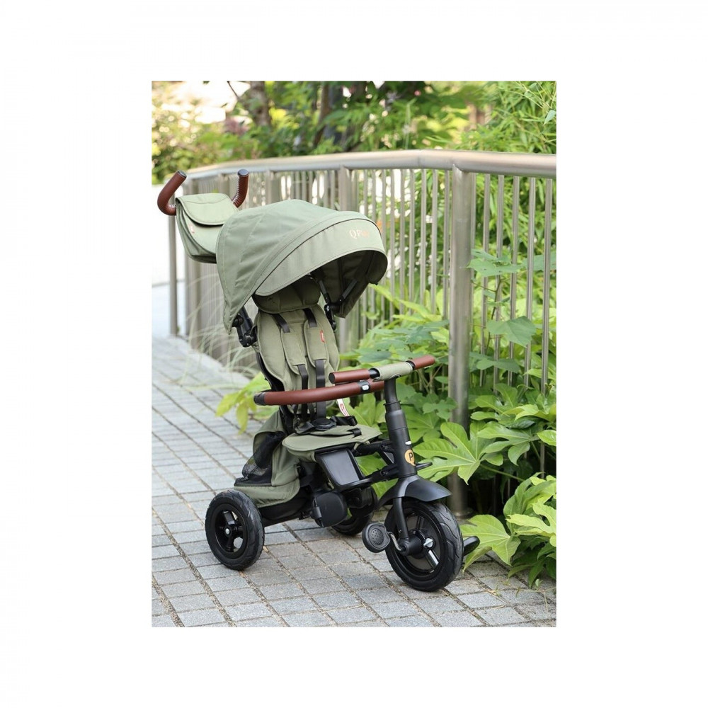 Η φωτογραφία δείχνει Qplay&nbsp;Rito Deluxe Air&nbsp;Αναδιπλούμενο Τρίκυκλο Ποδηλατάκι 10 - 72 μηνών BlackΈλεγχος τιμονιού από το γονέαΛειτουργία ελεύθερου τροχούΛειτουργία ελεύθερης λαβής τιμονιούΖώνη ασφαλείας 5 σημείων με επένδυσηΆνετο κάθισμα με ρύθμιση πλάτης σε δύο στάδιαΕπιπλέον υποστήριξη ρύ