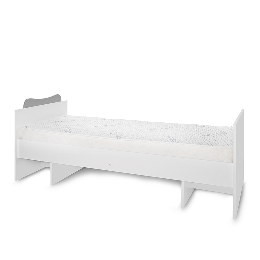 Η φωτογραφία δείχνει Κούνια μετατρεπόμενη σε κρεβάτι προεφηβικό και γραφείο της εταιρείας Lorelli.