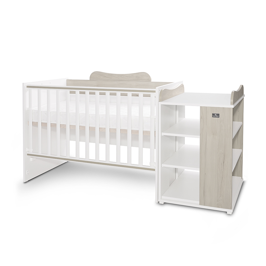 Κούνια μετατρεπόμενη σε κρεβάτι προεφηβικό και γραφείο της εταιρείας Lorelli.