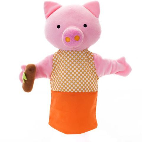 Eurekakids Μαριονέτα - Γουρουνάκι Πορτοκαλί (7021630005)
