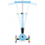 Globber Scooter Junior Foldable Fantasy Lights Flowers Pastel Blue (433-200).