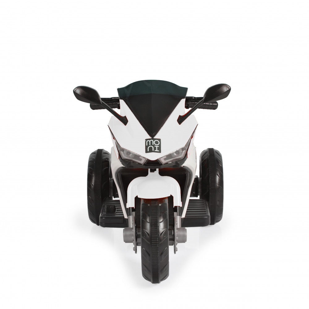 Ηλεκτροκίνητη μηχανή της εταιρείας Moni Cangaroo κατάλληλη για παιδιά από 3 έως 8 ετών και μέγιστου βάρους τα 30 κιλά.