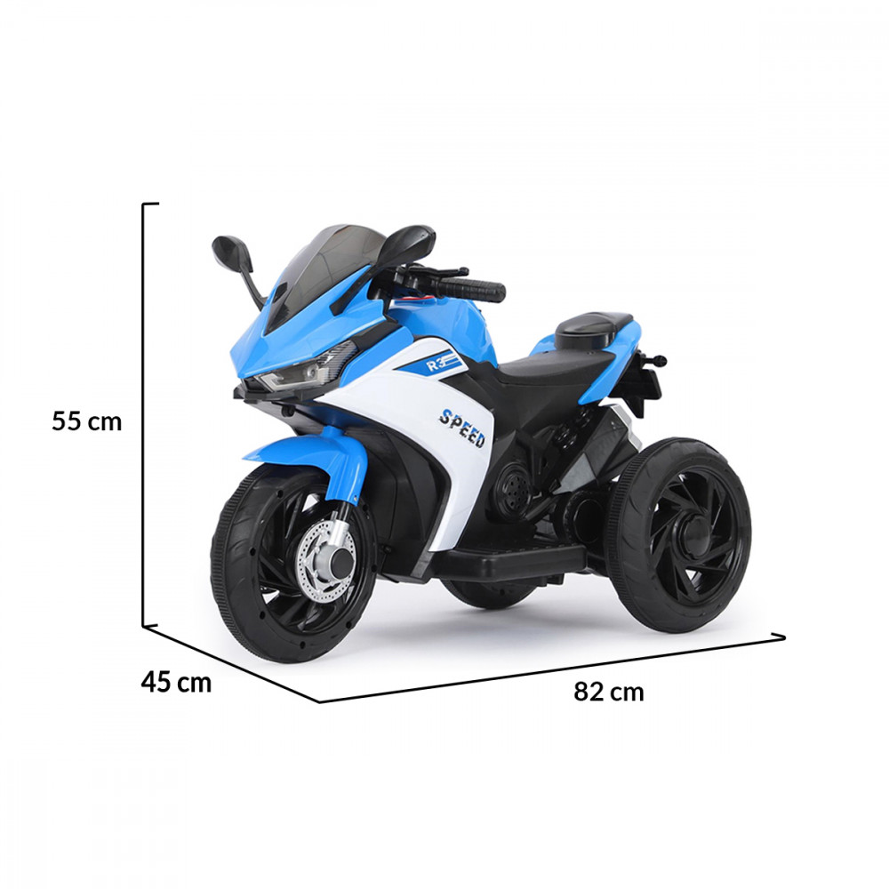 Ηλεκτροκίνητη μηχανή της εταιρείας Moni Cangaroo κατάλληλη για παιδιά από 3 έως 8 ετών και μέγιστου βάρους τα 30 κιλά.