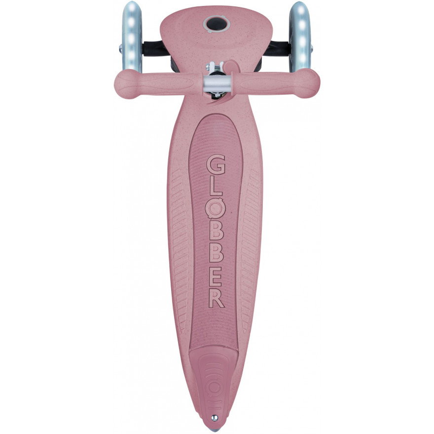 Η φωτογραφία δείχνει Globber Scooter Junior Foldable Lights Eco Berry (692-510).