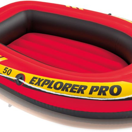 INTEX ΒΑΡΚΑ 1 ΑΤΟΜΟΥ EXPLORER PRO 50 ΒΟΑΤ 137Χ85Χ23CM ΠΟΡΤΟΚΑΛΙ 58354