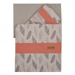 Σετ Σεντόνια 3 τεμαχίων:Πανωσέντονο, κατωσέντονο και μαξιλαροθήκη100% υψηλής ποιότητας βαμβακερό ύφασμα,Προσαρμόζεται σε κούνια/κρεβατάκι, κρεβατάκι προεφηβικό και κούνια/καναπέ,Απαλό, αγκαλιάζει τρυφερά το μωρό,Αντοχή στις πολλές πλύσεις.