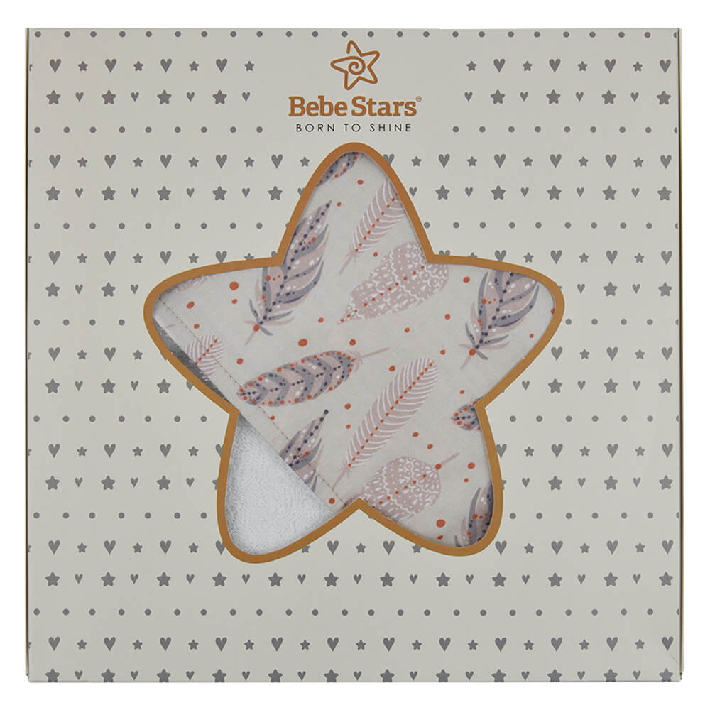 Η φωτογραφία δείχνει Μπουρνούζι με κουκούλαΕξαιρετικής ποιότητας από 100% βαμβάκιΑπαλή αίσθηση και μεγάλη απορροφητικότητα400 GSMΔιαστάσεις: 75 x 80 cm