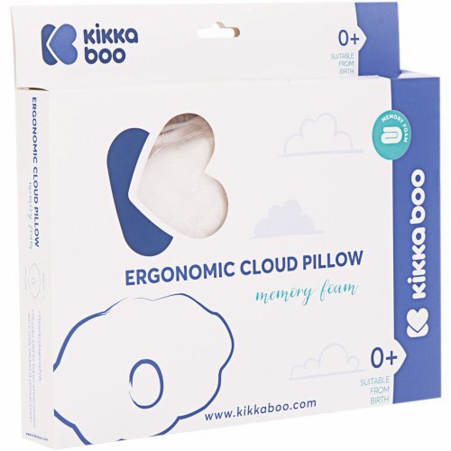KIKKA BOO ΕΡΓΟΝΟΜΙΚΟ ΜΑΞΙΛΑΡΙ ΜΕ ΑΦΡΟ ΜΝΗΜΗΣ CLOUD BEIGE VELVET 31106010062