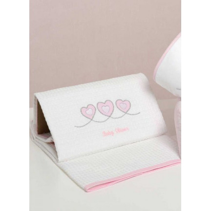 ΚΟΥΒΕΡΤΑ ΠΙΚΕ 100Χ140 BABY OLIVER LITTLE PRINCESS PINK 46-6720/322