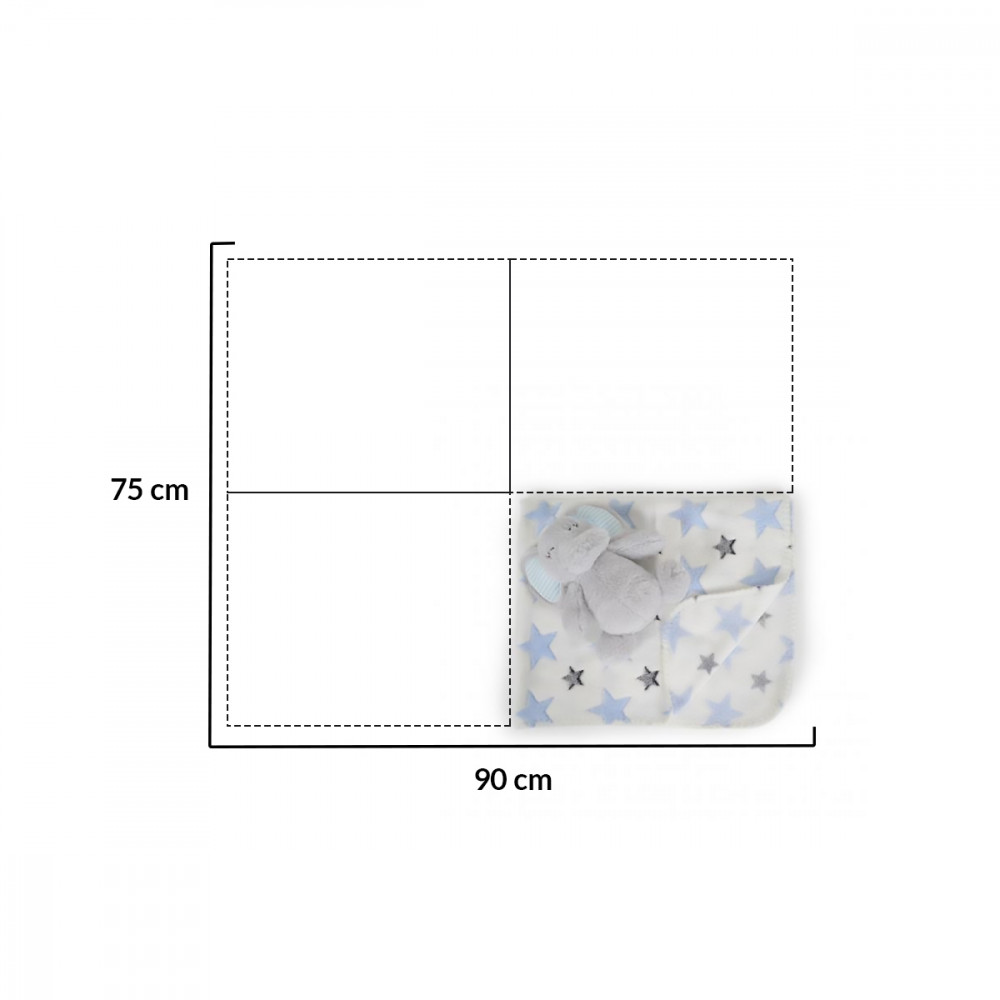 Η φωτογραφία δείχνει Βρεφική κουβέρτα αγκαλιάς-λίκνου κατασκευασμένη απο πολυεστερικό ύφασμα.