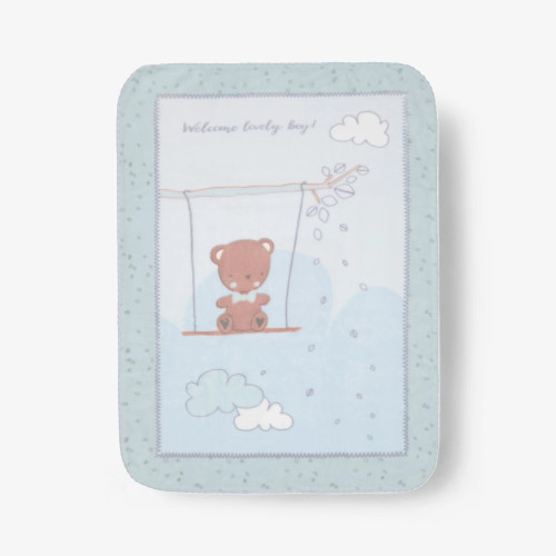 KIKKA BOO ΒΡΕΦΙΚΗ ΚΟΥΒΕΡΤΑ SUPER SOFT 110/140 CM DREAM BIG BLUE 31103020160