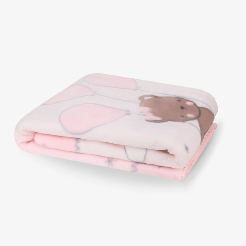 KIKKA BOO ΒΡΕΦΙΚΗ ΚΟΥΒΕΡΤΑ SUPER SOFT 110/140 CM DREAM BIG PINK 31103020158