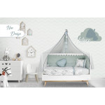 Η φωτογραφία δείχνει Σετ προίκας 9τμχ , αποτελείται από:ΠάνταΠανωσέντονοΚατωσέντονοΚουνουπιέραΒάση κουνουπιέραςΜαξιλαροθήκηΜαξιλάριΔιακοσμητικό μαξιλάριΚρεμαστό μαξιλαράκι ματάκιΔιαστάσεις: Πάντα: 200×40 cmΜαξιλάρι: 38 x 29 x 10 cmΜαξιλαροθήκη: 45 x 35 cmΠανωσέντονο: 160 x 110 cmΚατωσέντονο: 140+20+