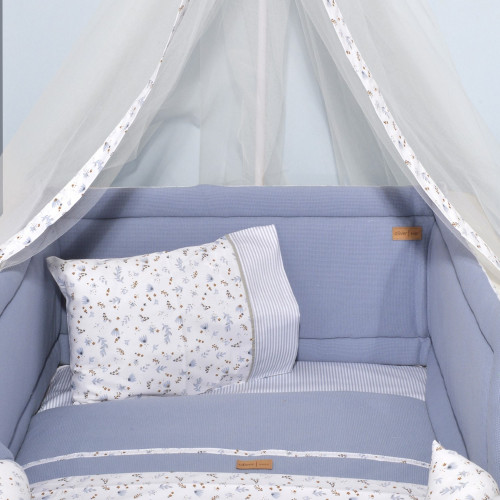 BABY OLIVER DES.401 ΠΑΝΤΑ ΔΙΠΛΗΣ ΟΨΗΣ 34X210CM ΜΠΛΕ 46-6702/401