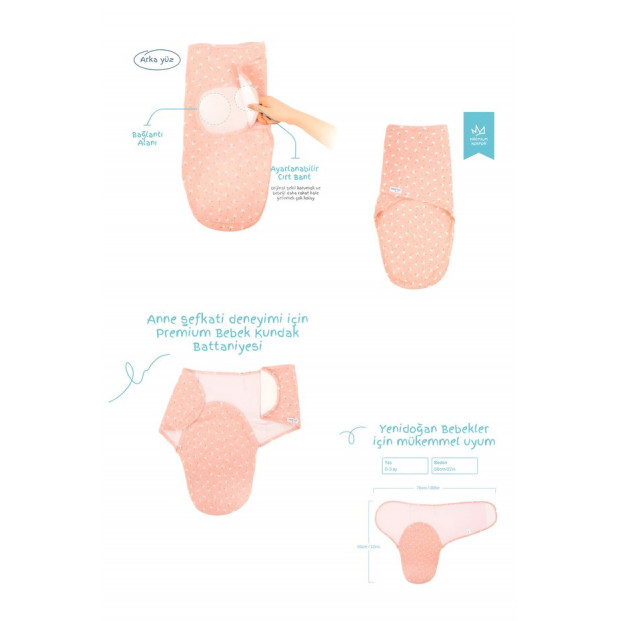MON PETIT ΠΑΝΑ ΦΑΣΚΙΩΜΑΤΟΣ INTERLOCK 0–3 ΜΗΝΩΝ PINK FLOWER 118-169