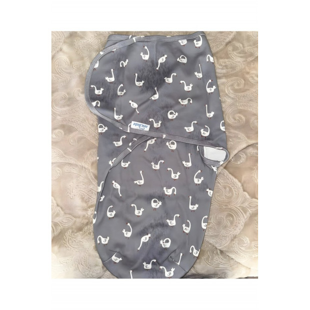 MON PETIT ΠΑΝΑ ΦΑΣΚΙΩΜΑΤΟΣ INTERLOCK 0–3 ΜΗΝΩΝ GREY SWAN 118-70