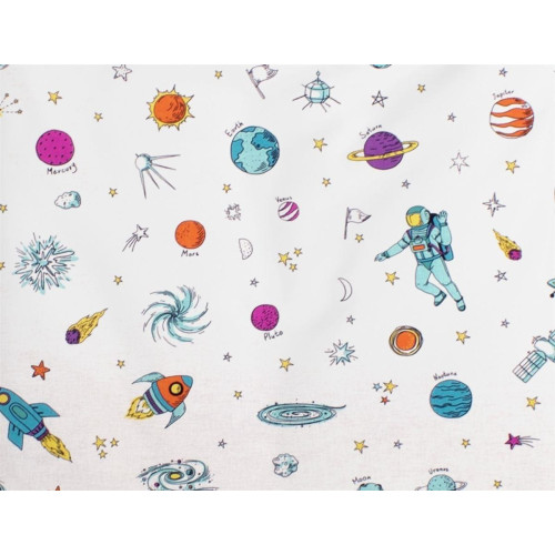 DIMCOL ΠΑΝΑ ΧΑΣΕΣ BEBE SPACE 188 COTTON 100% 80X80 WHITE 31111328013