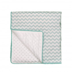 Κουβέρτα fleece με pom-pom Bebe Stars Elephant 3053